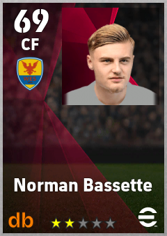 Norman Bassette — CF, OVR 69, MAX 69