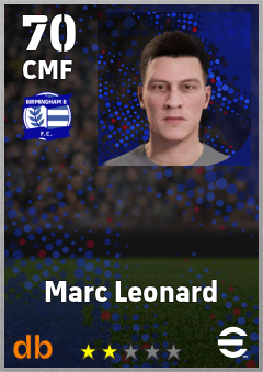 Marc Leonard — CMF, OVR 70, MAX 70