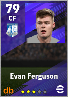 Evan Ferguson eFootball player card