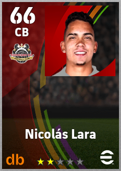 Nicolás Lara eFootball player card