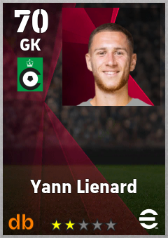 Yann Lienard eFootball player card