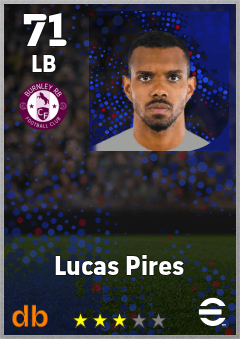 Lucas Pires — LB, OVR 71, MAX 71