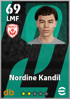 Nordine Kandil — LMF, OVR 69, MAX 69