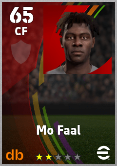 Mo Faal eFootball player card