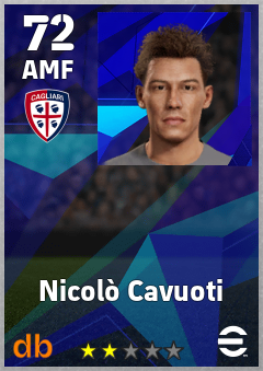 Nicolò Cavuoti — AMF, OVR 72, MAX 72