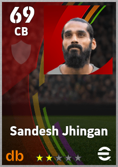 Sandesh Jhingan eFootball player card