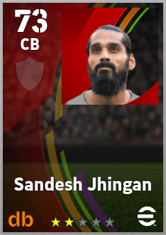 Sandesh Jhingan eFootball player card