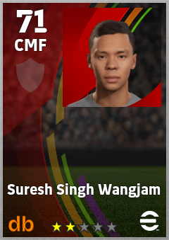 Suresh Singh Wangjam eFootball player card