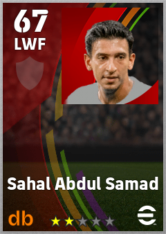 Sahal Abdul Samad eFootball player card