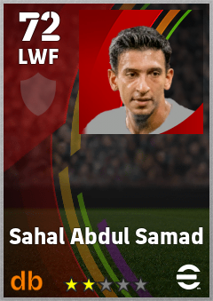 Sahal Abdul Samad eFootball player card