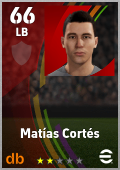 Matías Cortés eFootball player card