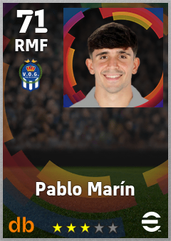 Pablo Marín eFootball player card