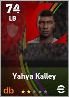 Yahya Kalley — LB, OVR 74, MAX 74