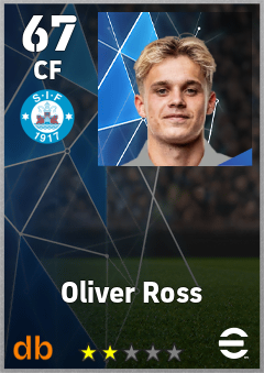 Oliver Ross — CF, OVR 67, MAX 67