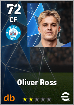 Oliver Ross — CF, OVR 72, MAX 72