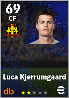 Luca Kjerrumgaard — CF, OVR 69, MAX 69
