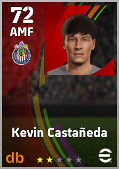 Kevin Castañeda — AMF, OVR 72, MAX 72