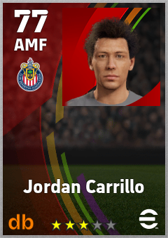 Jordan Carrillo — AMF, OVR 77, MAX 77