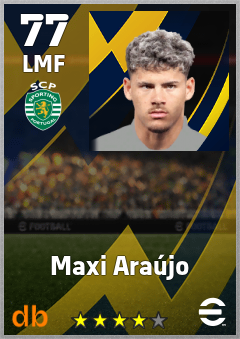 Maxi Araújo eFootball player card