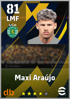 Maxi Araújo — LMF, OVR 81, MAX 81