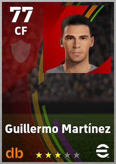 Guillermo Martínez eFootball player card