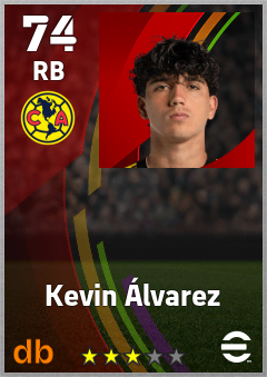 Kevin Álvarez eFootball player card