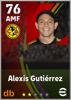 Alexis Gutiérrez — AMF, OVR 76, MAX 76