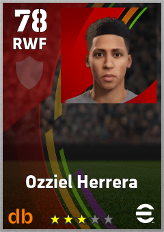 Ozziel Herrera eFootball player card