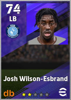 Josh Wilson-Esbrand — LB, OVR 74, MAX 74