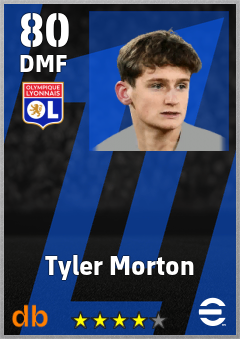 Tyler Morton — DMF, OVR 80, MAX 80