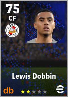 Lewis Dobbin — CF, OVR 75, MAX 75