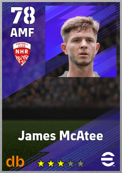 James McAtee eFootball player card