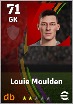 Louie Moulden — GK, OVR 71, MAX 71