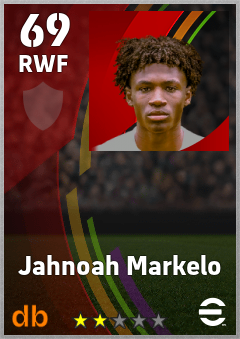 Jahnoah Markelo eFootball player card