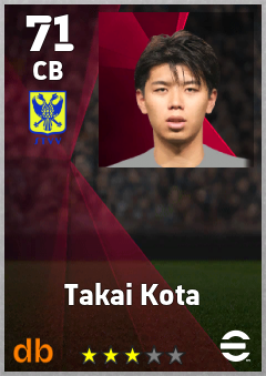 Takai Kota eFootball player card