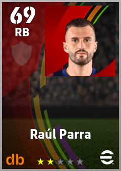 Raúl Parra eFootball player card
