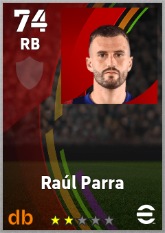 Raúl Parra eFootball player card