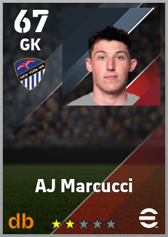 AJ Marcucci — GK, OVR 67, MAX 67