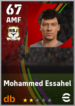 Mohammed Essahel — AMF, OVR 67, MAX 67