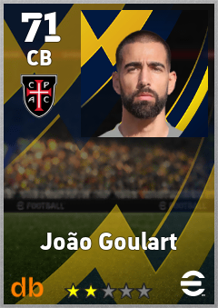João Goulart — CB, OVR 71, MAX 71