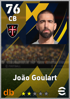 João Goulart — CB, OVR 76, MAX 76