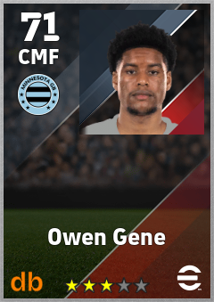 Owen Gene eFootball player card