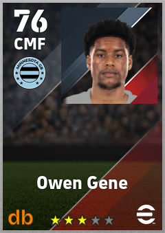 Owen Gene — CMF, OVR 76, MAX 76