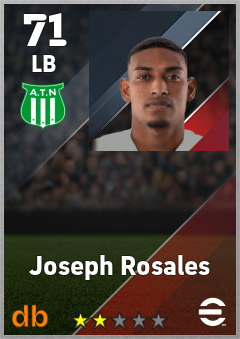 Joseph Rosales — LB, OVR 71, MAX 71