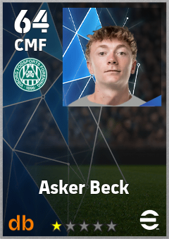 Asker Beck — CMF, OVR 64, MAX 64