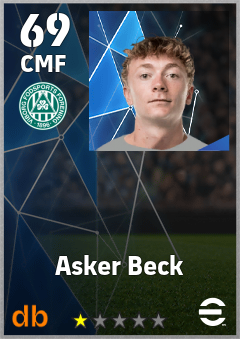 Asker Beck — CMF, OVR 69, MAX 69