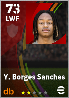 Y. Borges Sanches — LWF, OVR 73, MAX 73