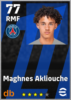 Maghnes Akliouche eFootball player card