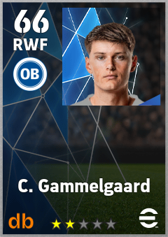 C. Gammelgaard — RWF, OVR 66, MAX 66
