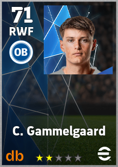 C. Gammelgaard eFootball player card